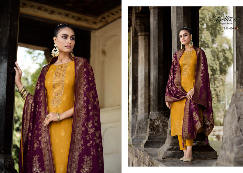 Belliza Designer Stdio Izhaar Pashmina Heavy Embroidery Salwar Suit Collection