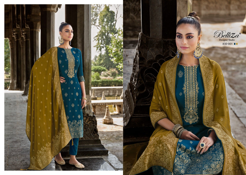 Belliza Designer Stdio Izhaar Pashmina Heavy Embroidery Salwar Suit Collection