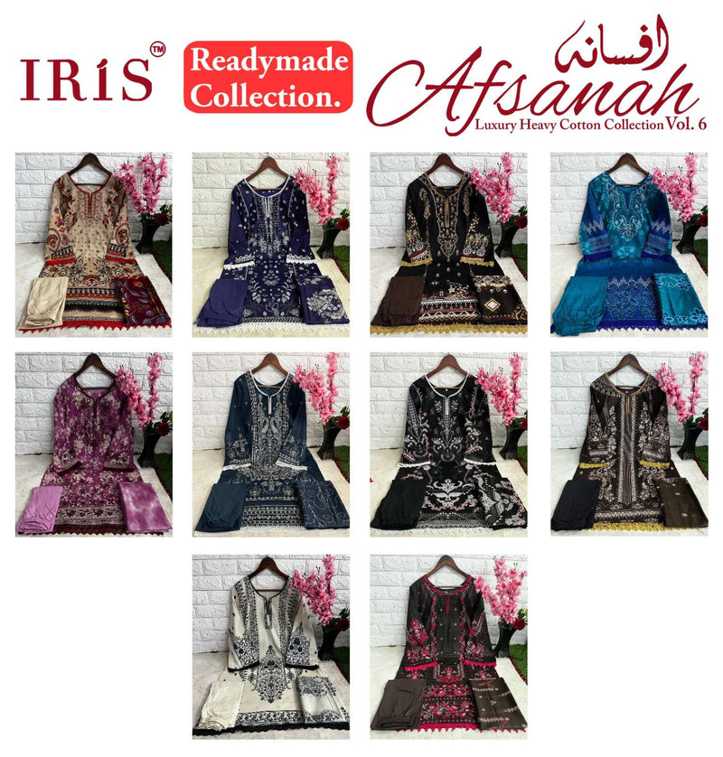 Iris Afsanah Vol 6 Heavy Cotton Printed Readymade Pret Kurti