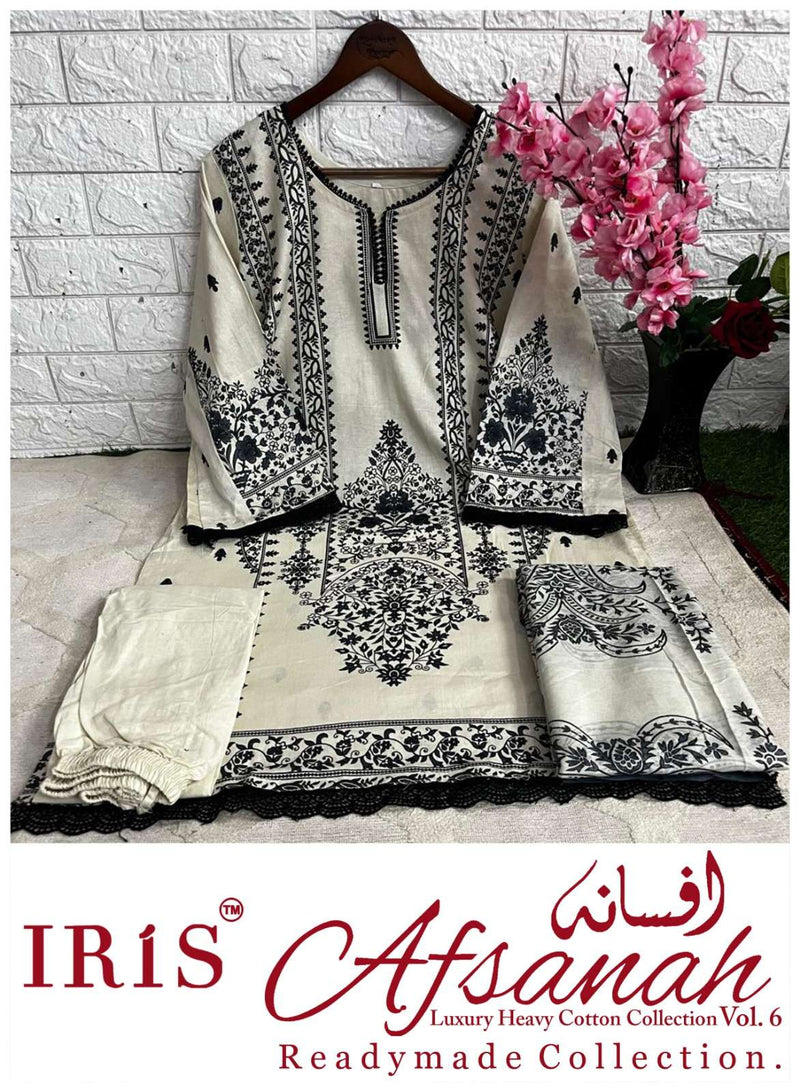 Iris Afsanah Vol 6 Heavy Cotton Printed Readymade Pret Kurti