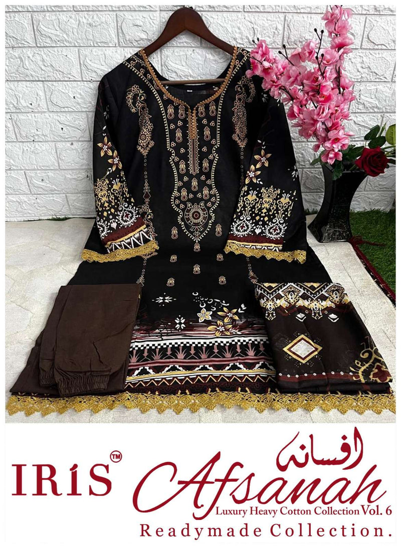 Iris Afsanah Vol 6 Heavy Cotton Printed Readymade Pret Kurti