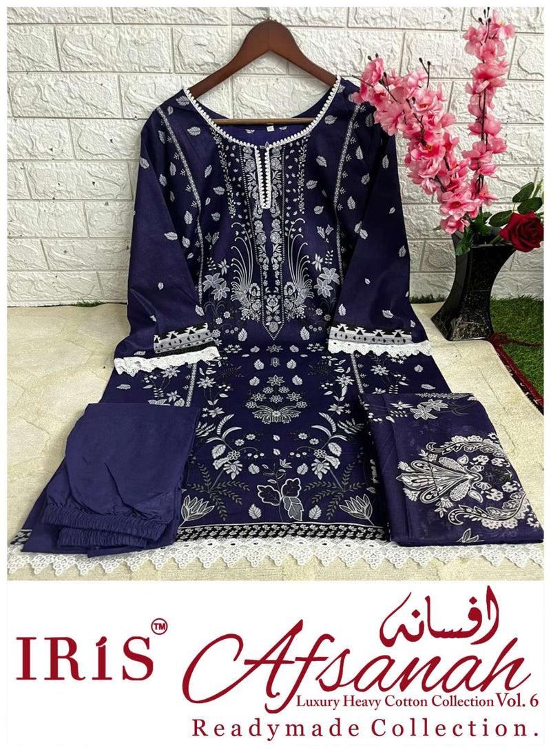 Iris Afsanah Vol 6 Heavy Cotton Printed Readymade Pret Kurti