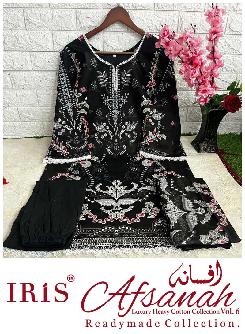 Iris Afsanah Vol 6 Heavy Cotton Printed Readymade Pret Kurti