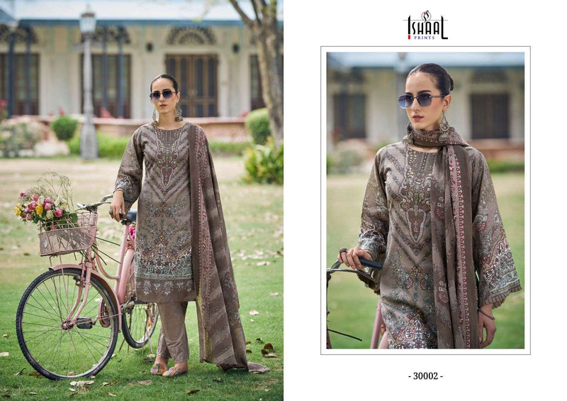 Ishaal Prints Gulmohar Vol 30 Lawn Cotton Digital Printed Salwar Suit
