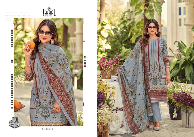 Ishaal Prints Gulmohar Vol 34 Pure Lawn Cotton Printed Salwar Suit