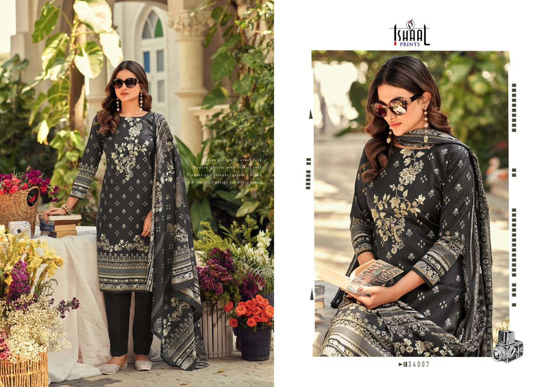Ishaal Prints Gulmohar Vol 34 Pure Lawn Cotton Printed Salwar Suit