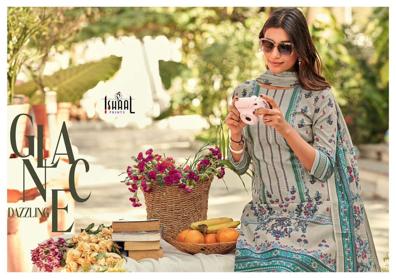 Ishaal Prints Gulmohar Vol 34 Pure Lawn Cotton Printed Salwar Suit