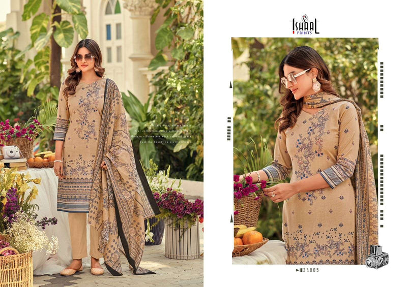 Ishaal Prints Gulmohar Vol 34 Pure Lawn Cotton Printed Salwar Suit