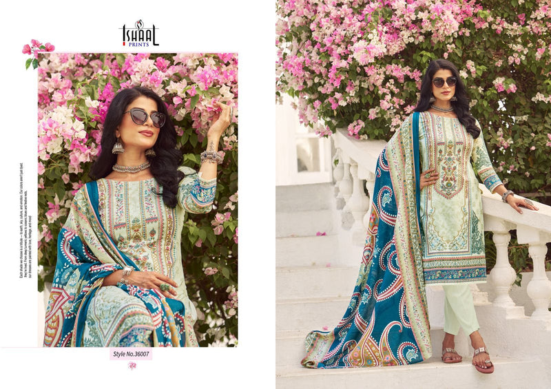 Ishaal Prints Gulmohar Vol 36 Pure Lawn Printed Karachi Salwar Kameez