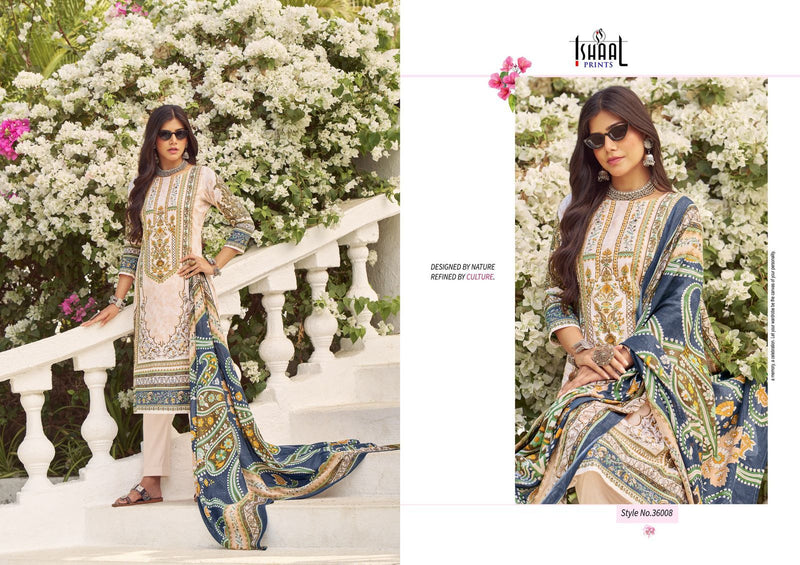 Ishaal Prints Gulmohar Vol 36 Pure Lawn Printed Karachi Salwar Kameez