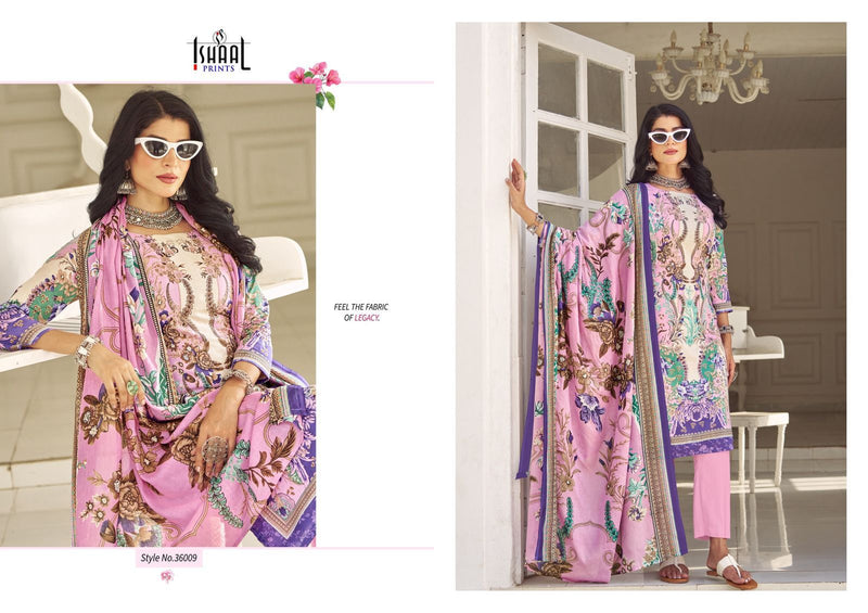 Ishaal Prints Gulmohar Vol 36 Pure Lawn Printed Karachi Salwar Kameez