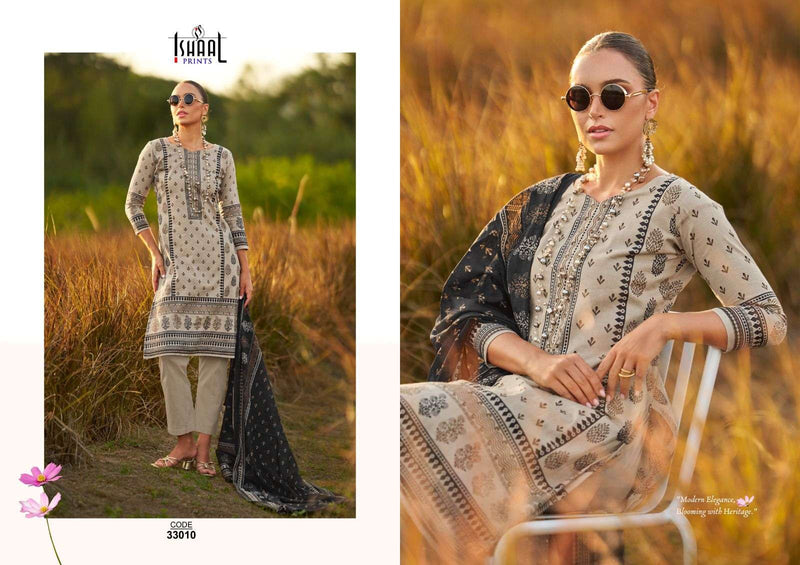 Ishaal Prints Gulmohar Vol 33 Pure Lawn Cotton Printed Salwar Kameez