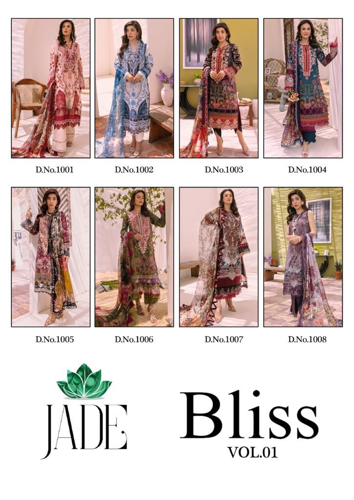 Nand Gopal Jade Bliss Vol 1 Cotton Digital Printed Salwar Kameez Collection