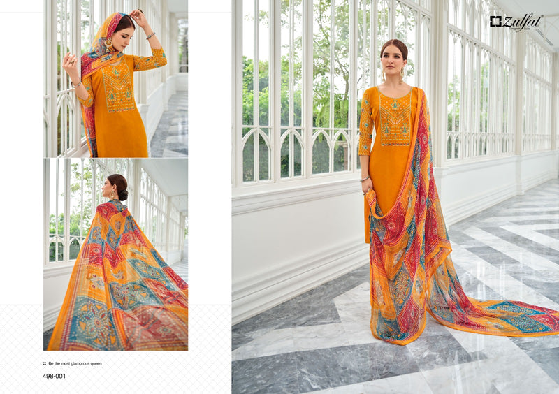 Zulfat Designer Suits Jashn Viscose Rayon Designer Prints With Swarovski Work Salwar Suits