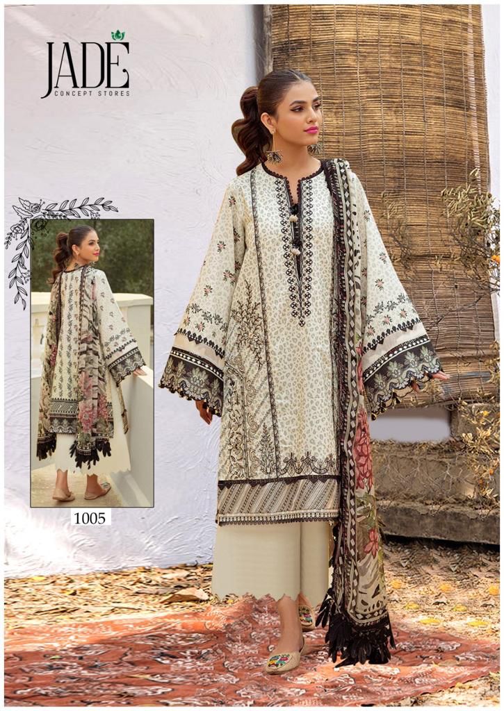 Jade Concept Chevron Vol 3 & 4 Super Hit Collection Pure Lawn Cotton Pakistani Suit