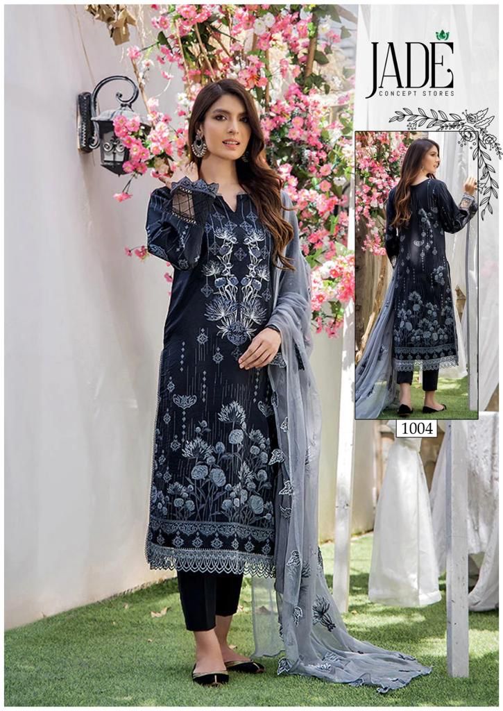 Jade Concept Chevron Vol 3 & 4 Super Hit Collection Pure Lawn Cotton Pakistani Suit