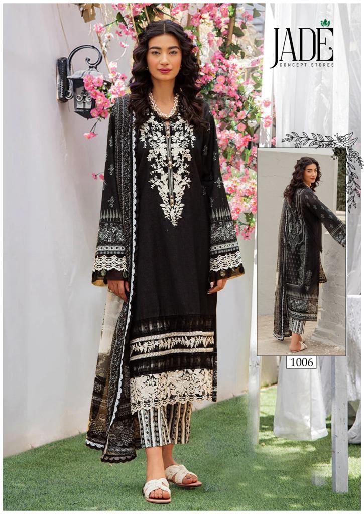 Jade Concept Chevron Vol 3 & 4 Super Hit Collection Pure Lawn Cotton Pakistani Suit