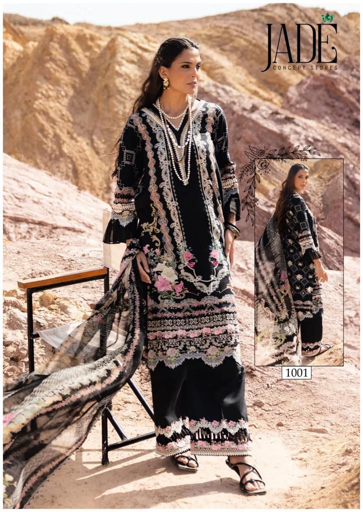 Jade Concept Chevron Vol 3 & 4 Super Hit Collection Pure Lawn Cotton Pakistani Suit