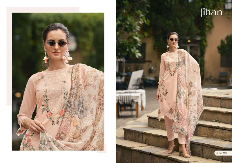 Jihan Taskeen Vol 2 Pure Cotton Embroidered Work Pakistani Suits
