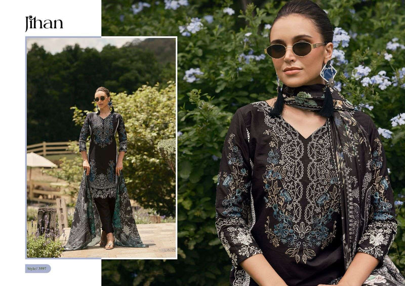 Jihan Taskeen Vol 2 Pure Cotton Embroidered Work Pakistani Suits