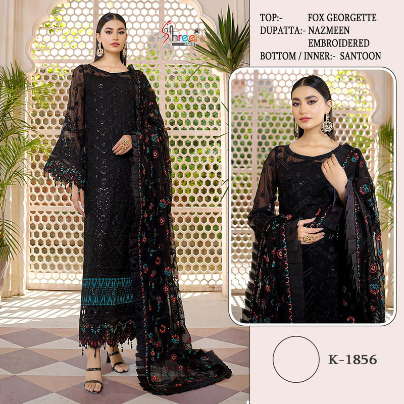 Shree Fabs K 1856 Georgette Pakistani Designer Salwar Suit