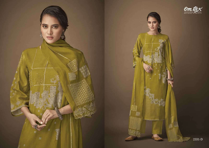 Omtex Kalpi Vol 2 Linen Cotton Digital Print With Heavy Hand Work Salwar Suits