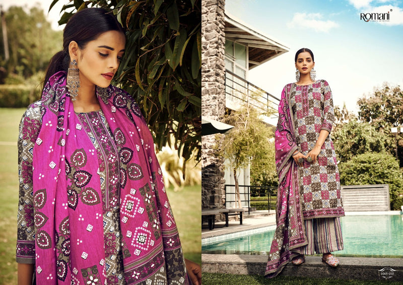 Romani Kasauti Pashmina Printed Regular Fancy Wear Designer Suit