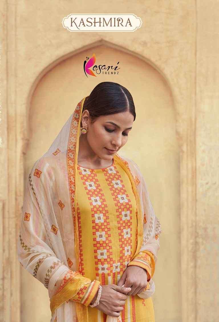 Kesari Trendz Kashmira Jam Satin With Fancy Designer Work Suits