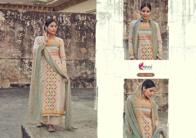 Kesari Trendz Kashmira Jam Satin With Fancy Designer Work Suits
