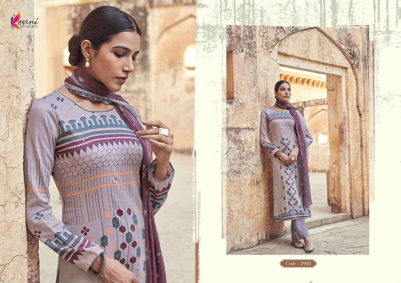 Kesari Trendz Kashmira Jam Satin With Fancy Designer Work Suits