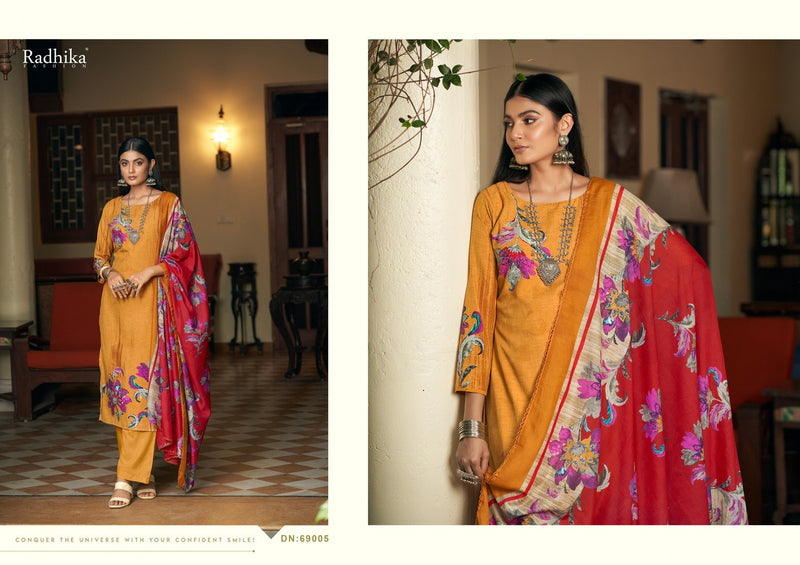 Radhika Fashion Azara Kenza Vol 11 Cotton Casual Wear Fancy Salwar Suits