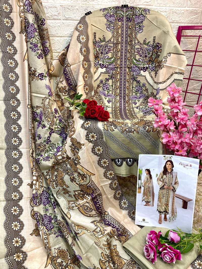 Keval Fab Alija B Vol 24 Cotton Karachi Work Fancy Salwar Kameez