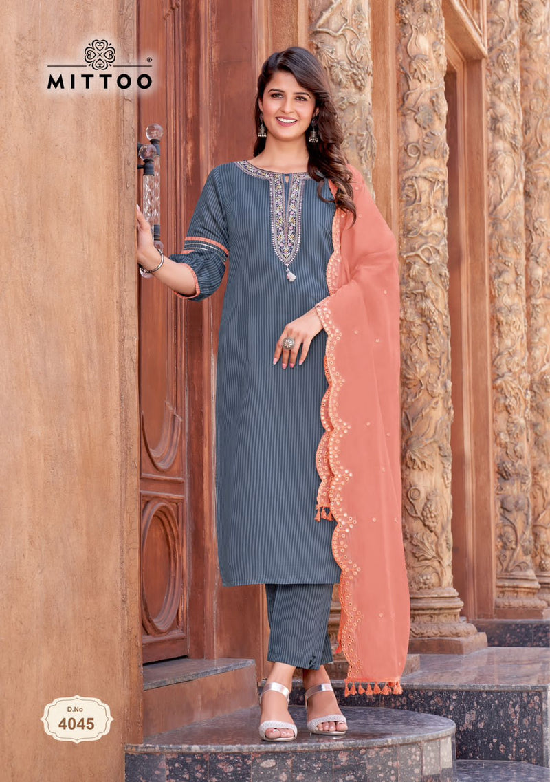 Mittoo Kohinoor Vol 3 Viscose handwork And Embroidery Work Fancy Kurti Collection