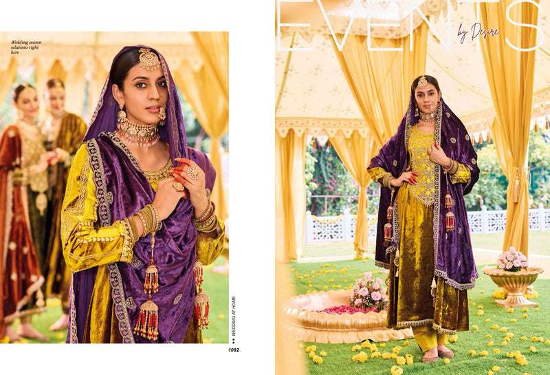 Cinderella Kuch Khaas Vol 8 Velvet Heavy Embroidery Designer Suit Collection