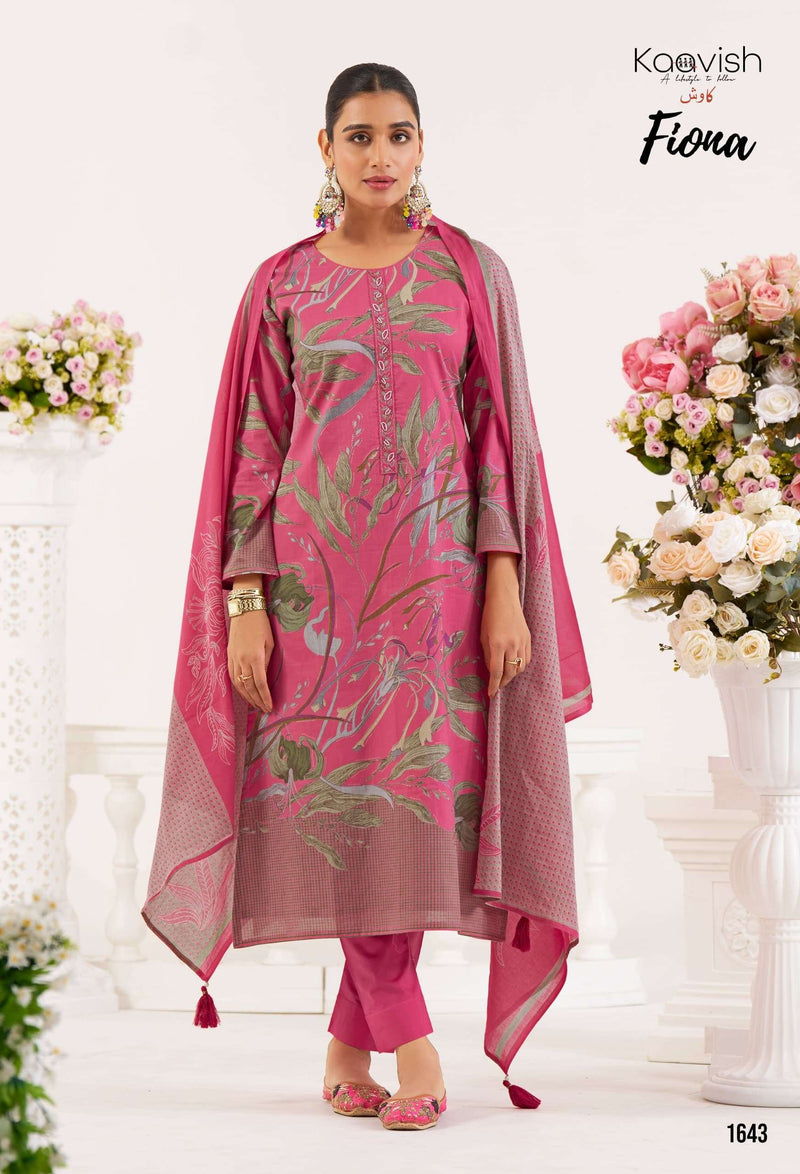 Kaavish Fiona Pure Lawn Cotton Embroidered Handwork Salwar Suit