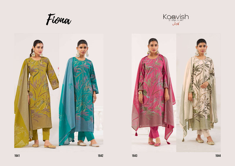 Kaavish Fiona Pure Lawn Cotton Embroidered Handwork Salwar Suit