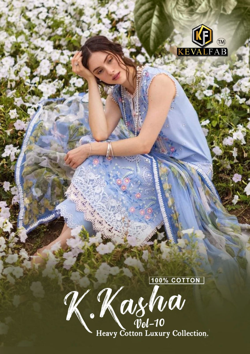 Keval Fab K Kasha Vol 10 Pure Cotton Printed Daily Wear Salwar Suit