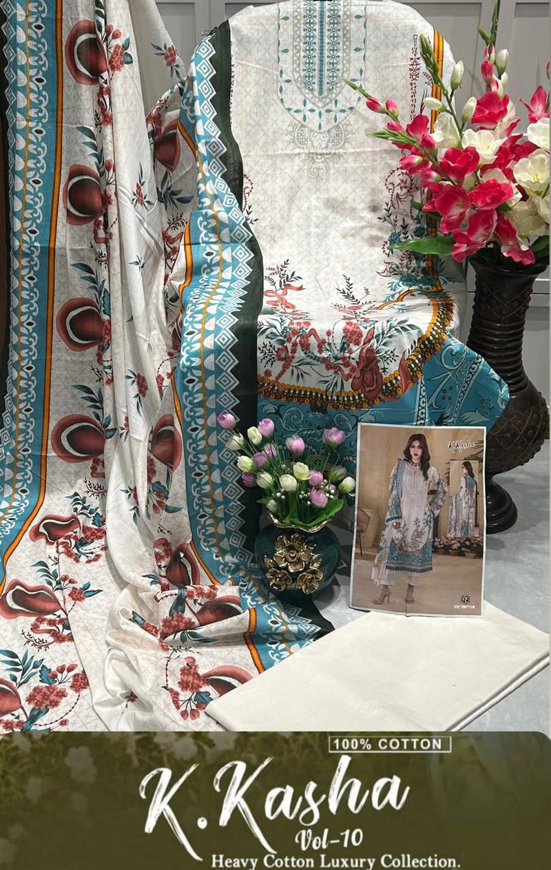Keval Fab K Kasha Vol 10 Pure Cotton Printed Daily Wear Salwar Suit