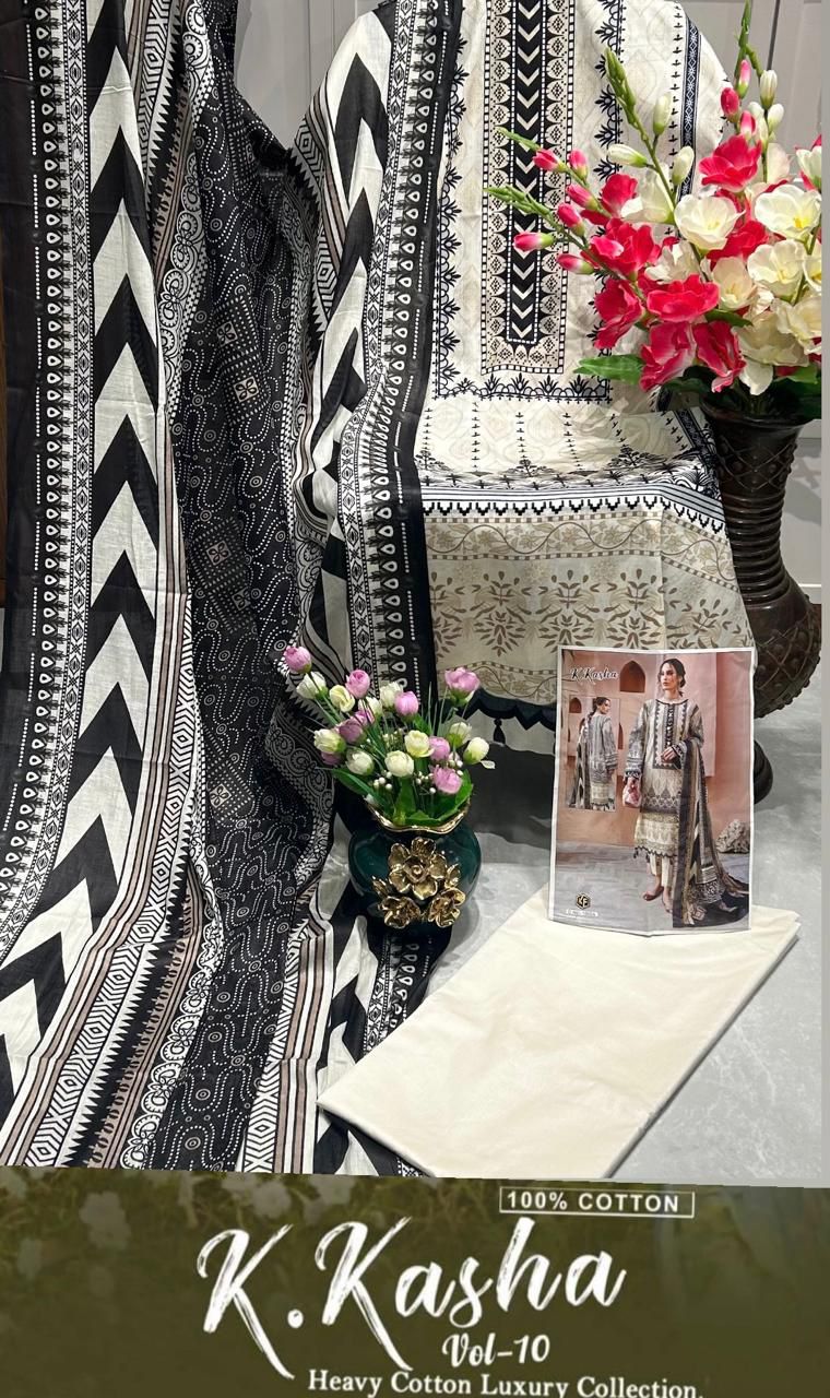 Keval Fab K Kasha Vol 10 Pure Cotton Printed Daily Wear Salwar Suit