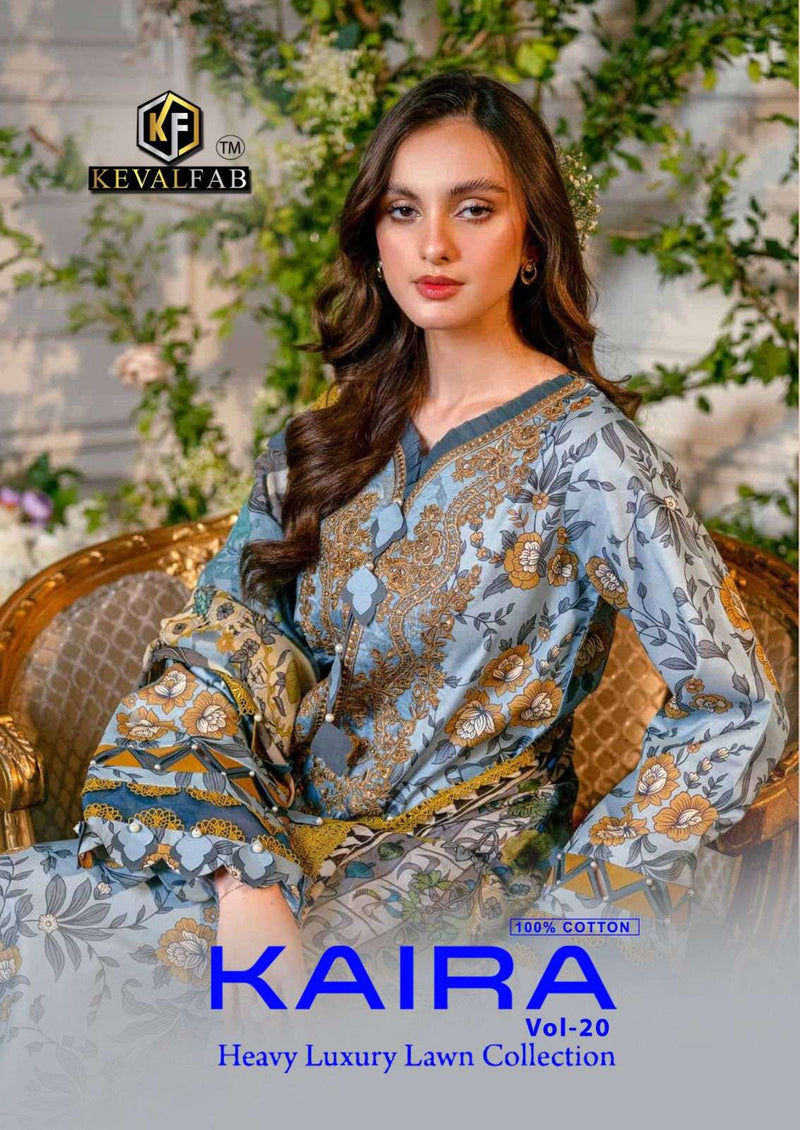 Keval Fab Kaira Vol 20 Cotton Digital Printed Fancy Designer Salwar Kameez