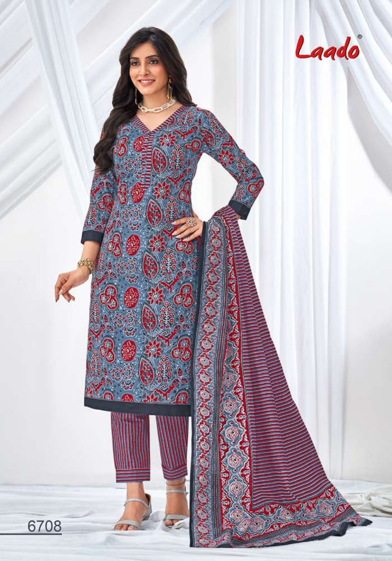 Laado Vol 67 Pure Cotton Printed Daily Wear Salwar Kameez