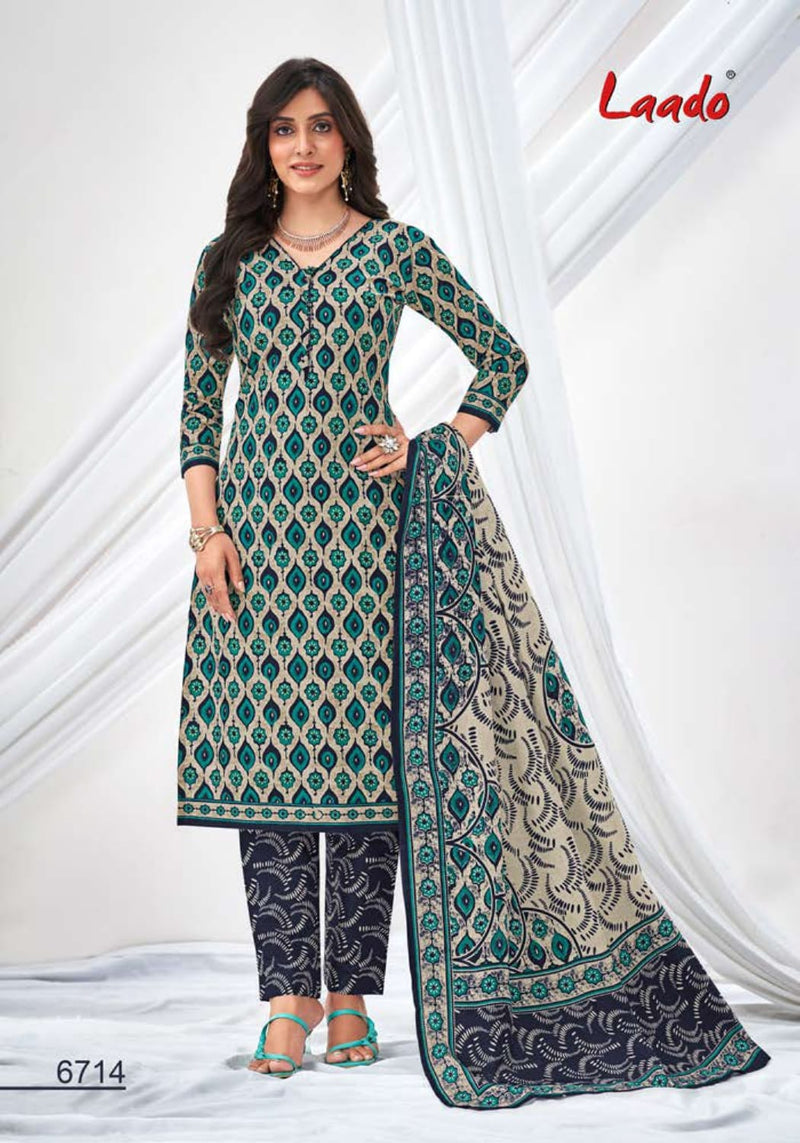 Laado Vol 67 Pure Cotton Printed Daily Wear Salwar Kameez