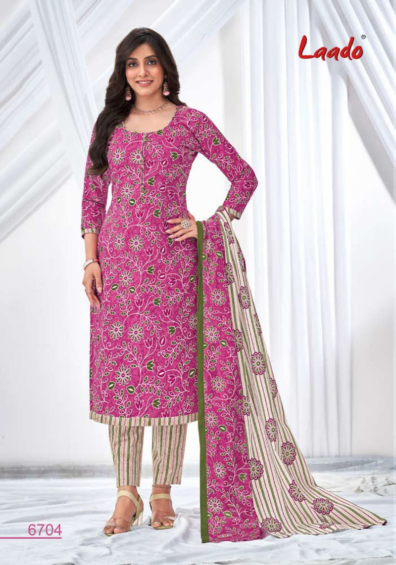 Laado Vol 67 Pure Cotton Printed Daily Wear Salwar Kameez