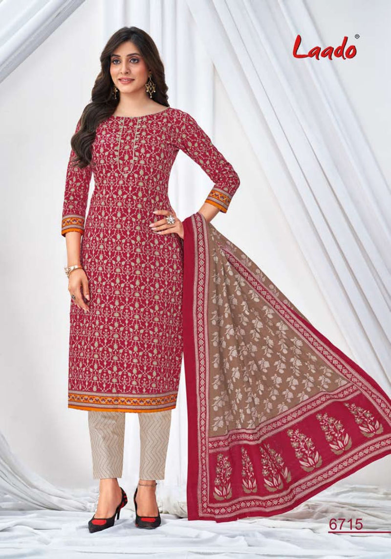 Laado Vol 67 Pure Cotton Printed Daily Wear Salwar Kameez