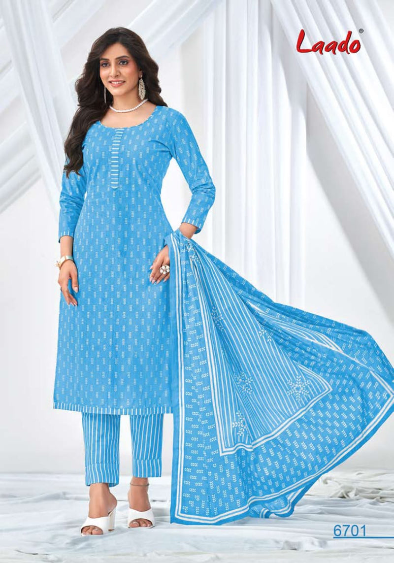 Laado Vol 67 Pure Cotton Printed Daily Wear Salwar Kameez