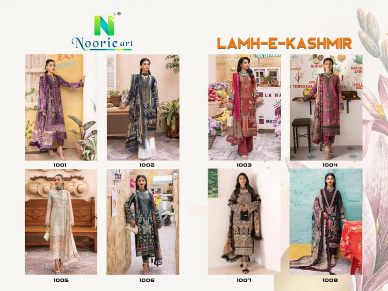 Noorie Art Lame Kashmir Velvet Work With Printed Salwar Kameez