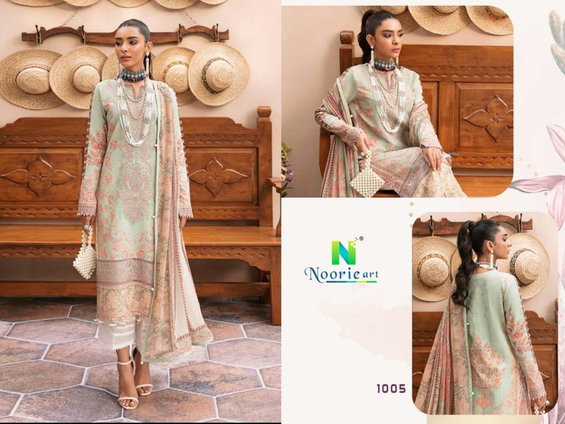 Noorie Art Lame Kashmir Velvet Work With Printed Salwar Kameez