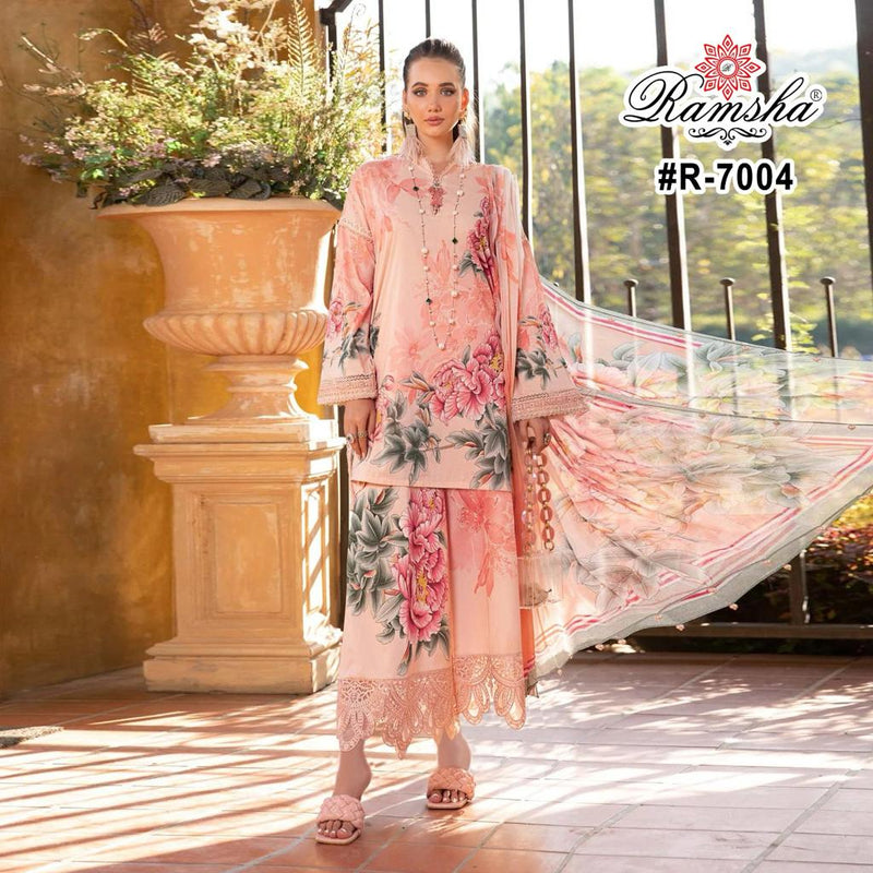 Ramsha Riwaj Lawn Collection Cotton Embroidery Work Suits Collection