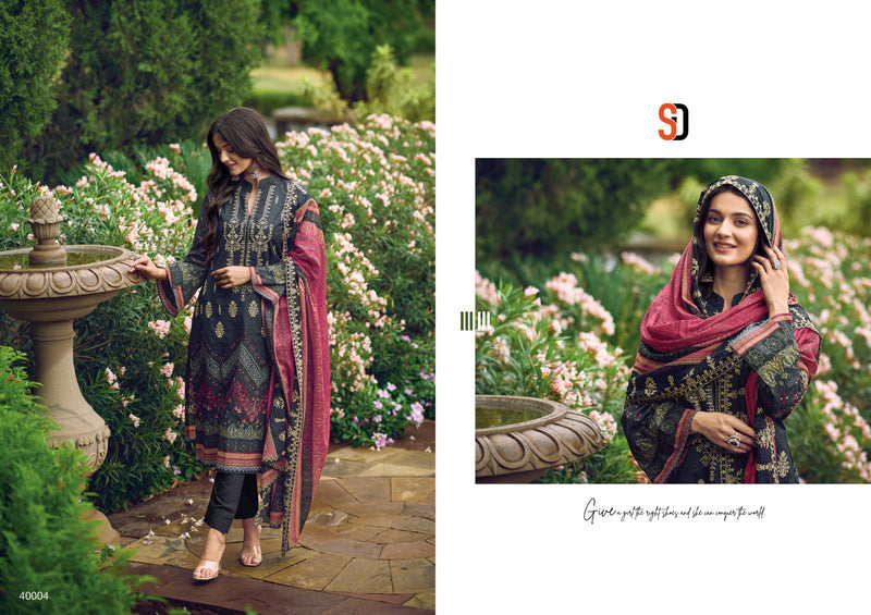 Sharaddha Designer Bin Saeed Lawn Collection Vol 4 Printed Lawn Cotton With Embroidery Work Suits