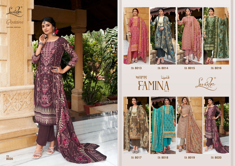 Levisha Femina Vol 8 Pashmina Digital Printed Regular Wear Salwar Suit